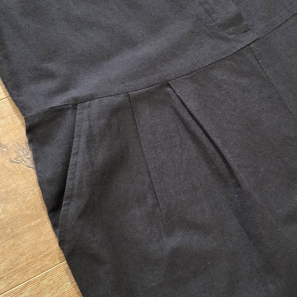 Eileen Fisher Wmns Organic Cotton Linen Relaxed Jumpsuit M Minimal Cottage Norm - Picture 6 of 10